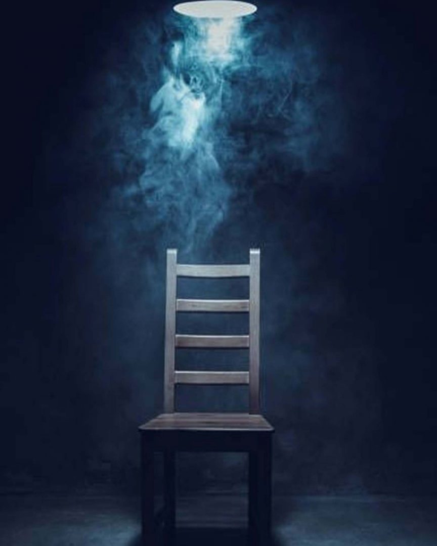 Foggy Light On Chair Snapseed Background Free Stock Photo