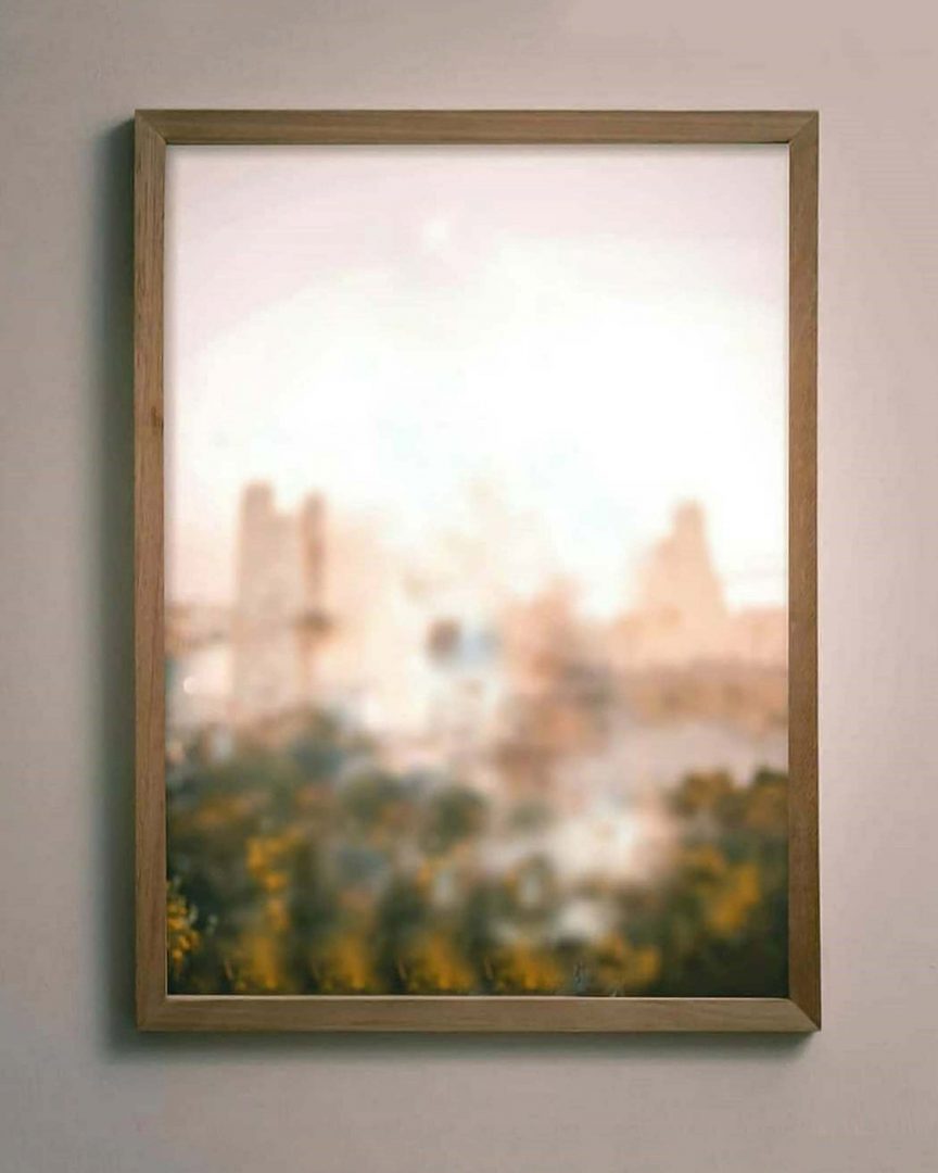 Blur Photo Frame Snapseed Background Free Stock Image