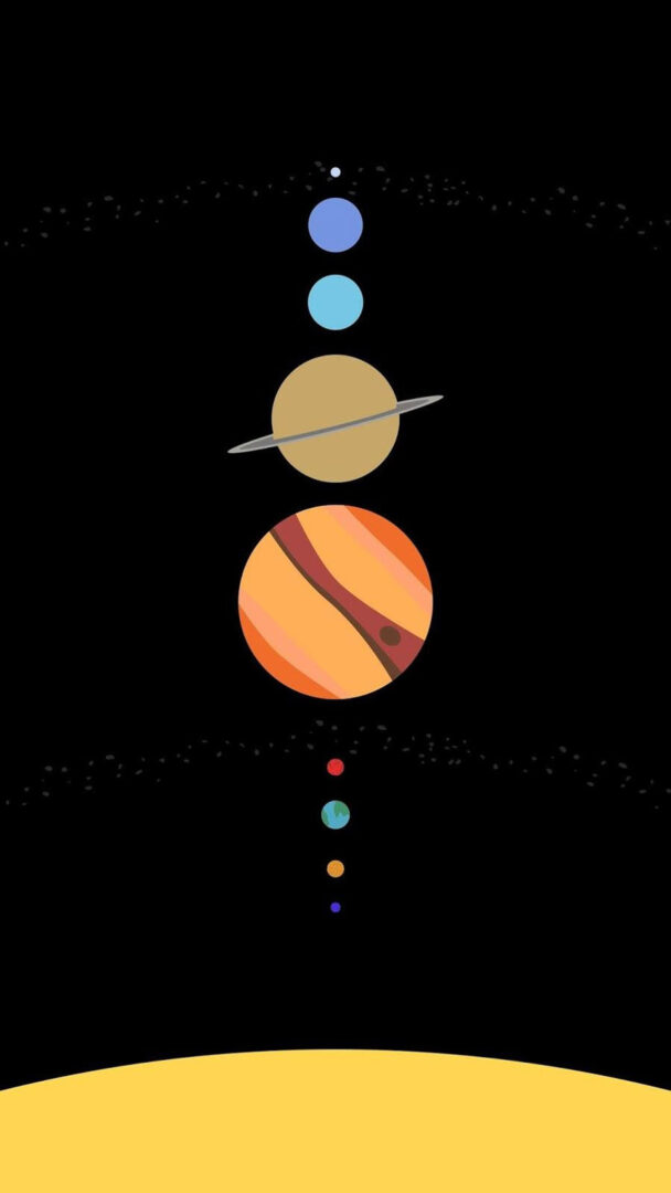 Solar System iPhone Wallpaper Full HD 4K Image