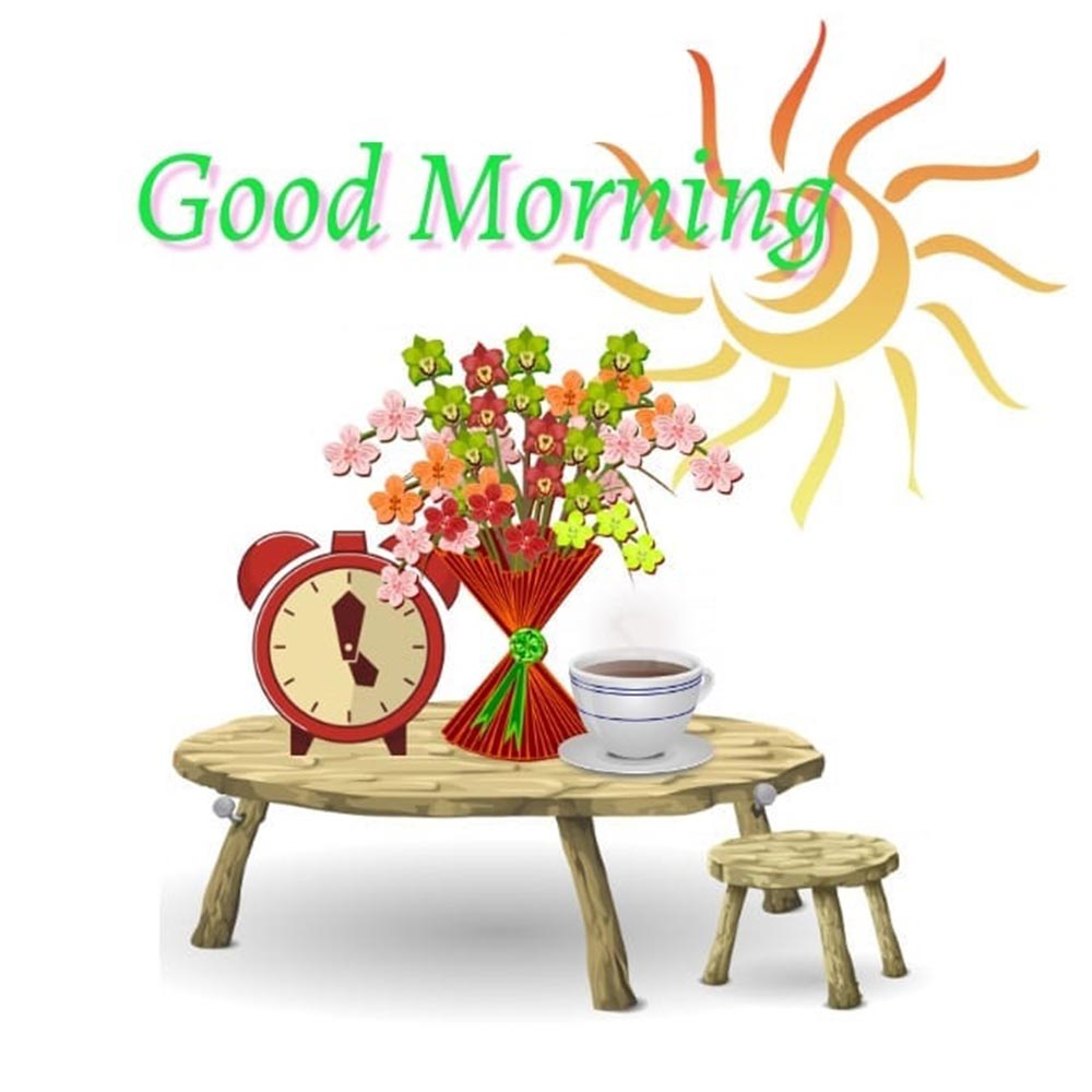 Tea Table Good Morning Image For Friends