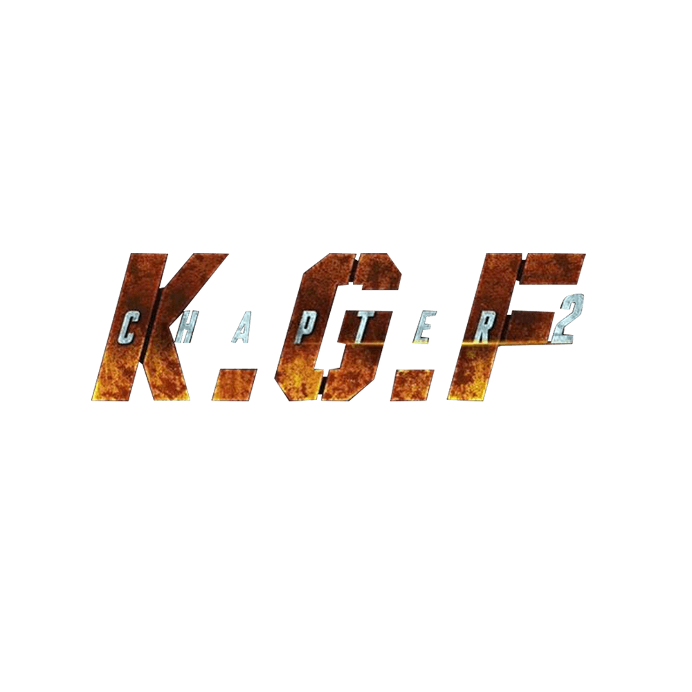 KGF chapter 2 Movie Text PNG Transparent Font