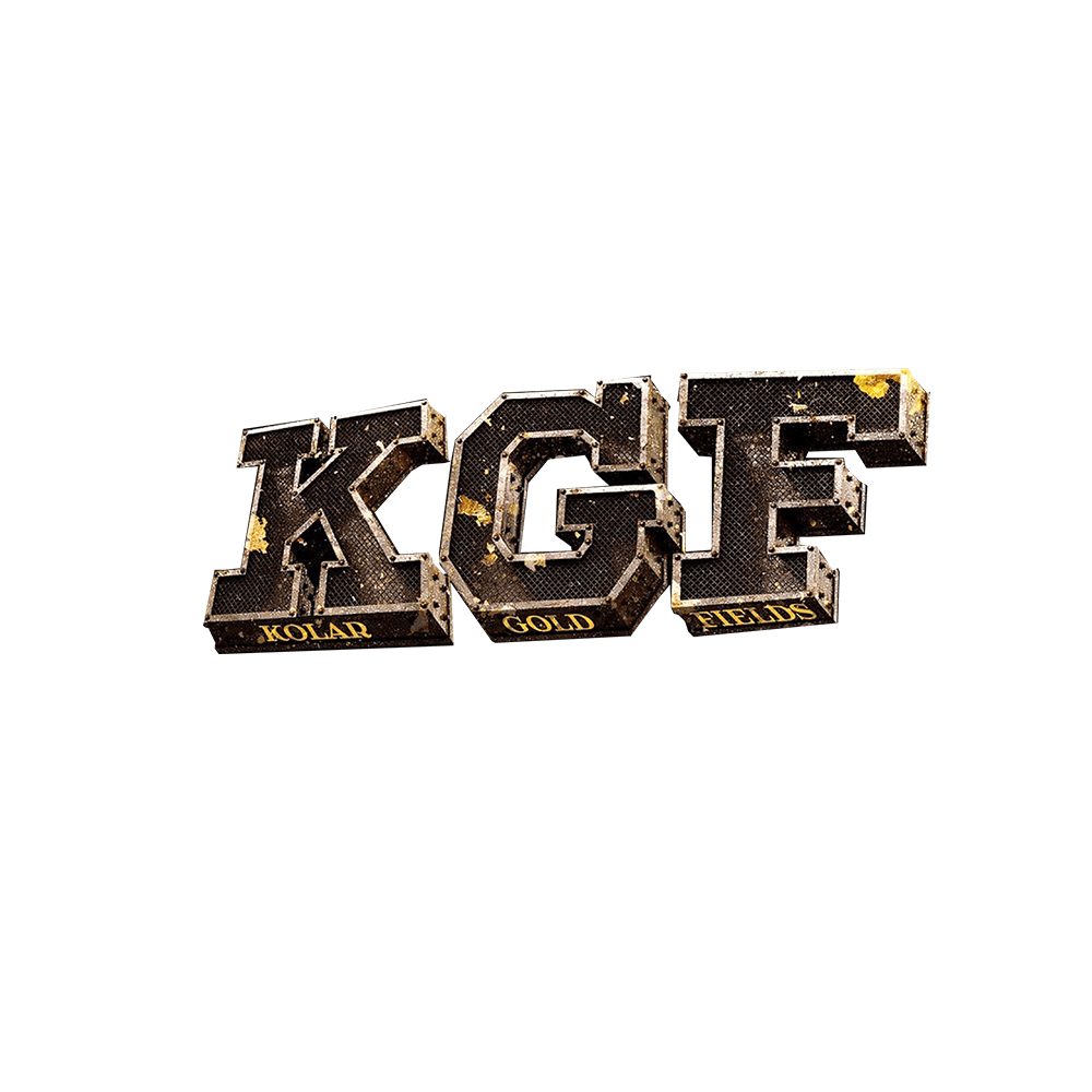 KGF Movie Text PNG Transparent Font